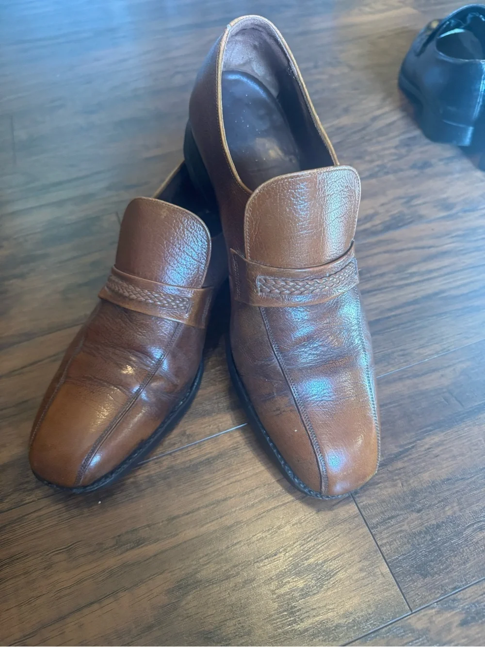 Vintage Florsheim Imperial leather loafers